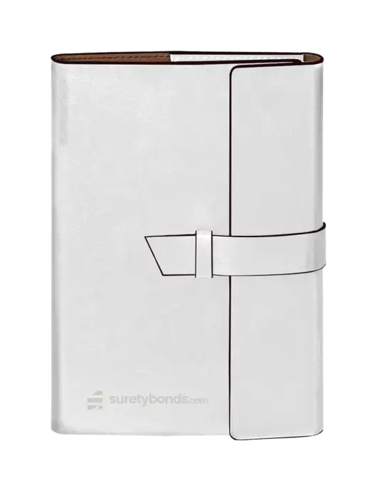 Fabrizio White 6.875 x 9.56 Portfolio w/SuretyBonds.com Logo