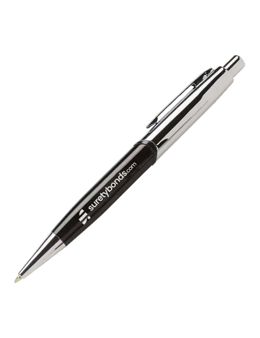 Chimera Black Pen - Black Ink w/SuretyBonds.com Logo