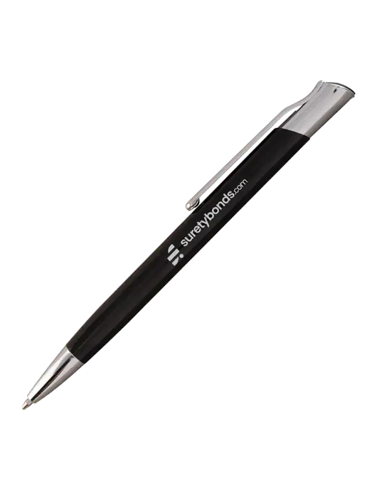 San Malo Black Pen - Black Ink w/SuretyBonds.com Logo