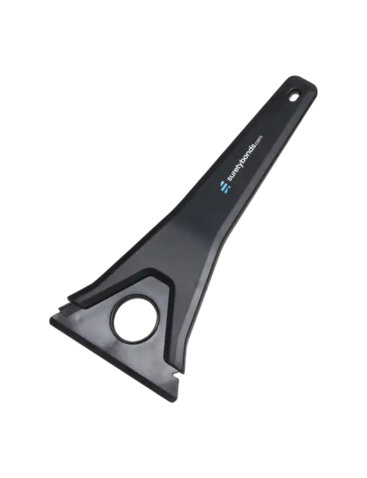 TriBlade Black Windshield Scraper w/SuretyBonds.com Logo