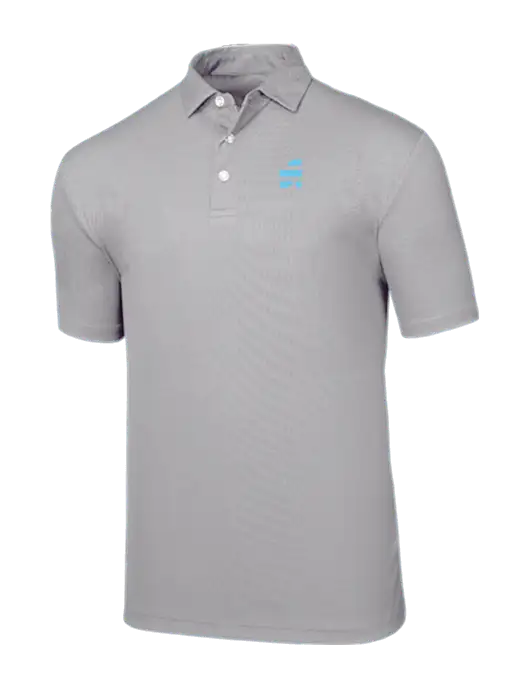 Callaway Birdseye Light Grey Polo w/SuretyBonds.com Icon Logo