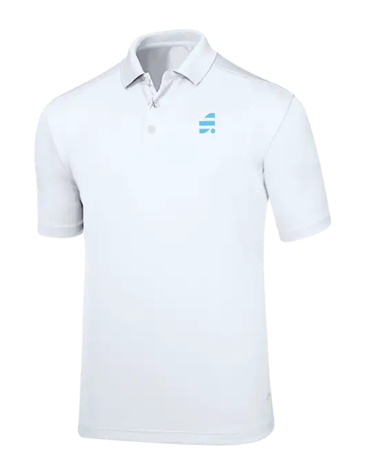 Callaway Core Bright White Performance Polo w/SuretyBonds.com Icon Logo