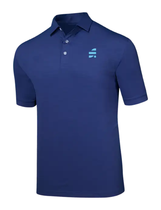 Callaway Navy Fashion Tonal Polo w/SuretyBonds.com Icon Logo