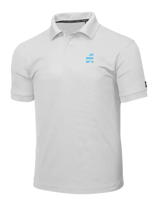 OGIO Bright White Caliber 2.0 Polo w/SuretyBonds.com Icon Logo
