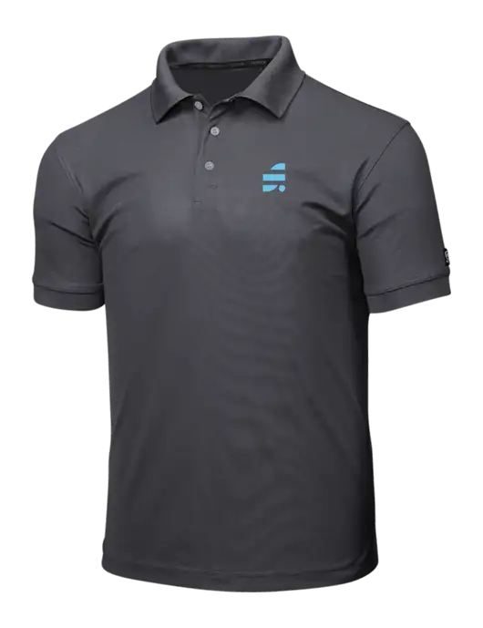 OGIO Charcoal Grey Caliber 2.0 Polo w/SuretyBonds.com Icon Logo