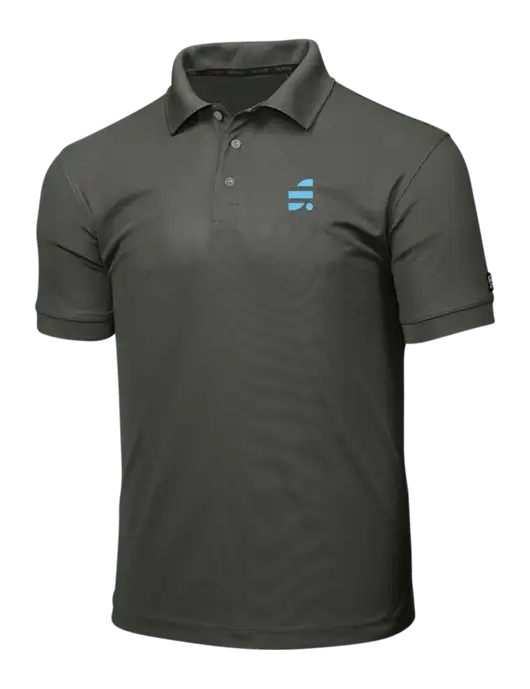 OGIO Medium Grey Caliber 2.0 Polo w/SuretyBonds.com Icon Logo