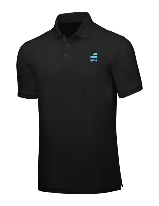 Black Core Classic Pique w/SuretyBonds.com Icon Logo