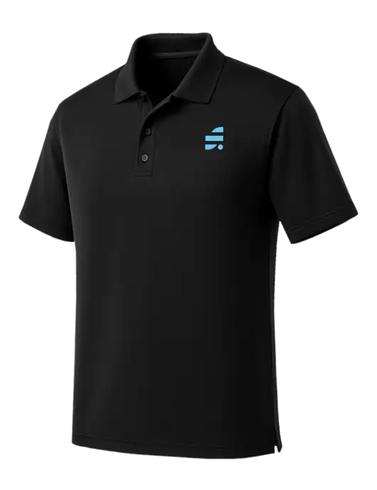 Black Dry Zone UV Micro Mesh Polo w/SuretyBonds.com Icon Logo