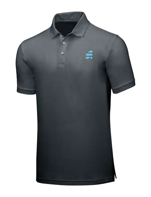 Dark Grey Core Classic Pique w/SuretyBonds.com Icon Logo