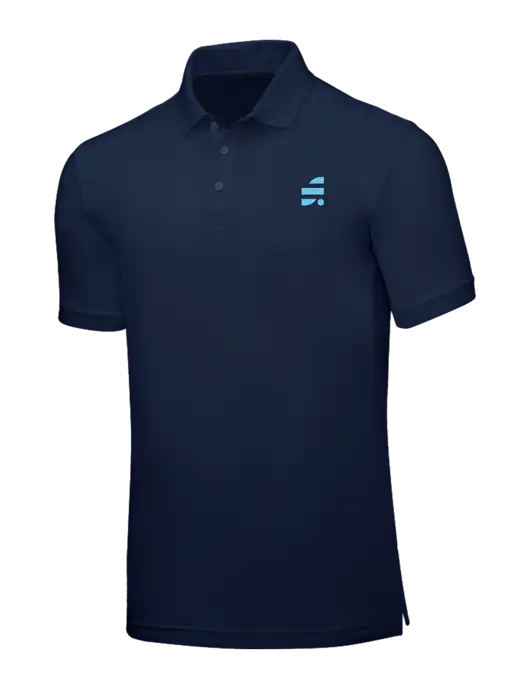 Navy Blue Core Classic Pique w/SuretyBonds.com Icon Logo