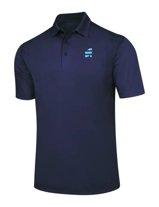 Navy Micropique Sport-Wick Polo w/SuretyBonds.com Icon Logo