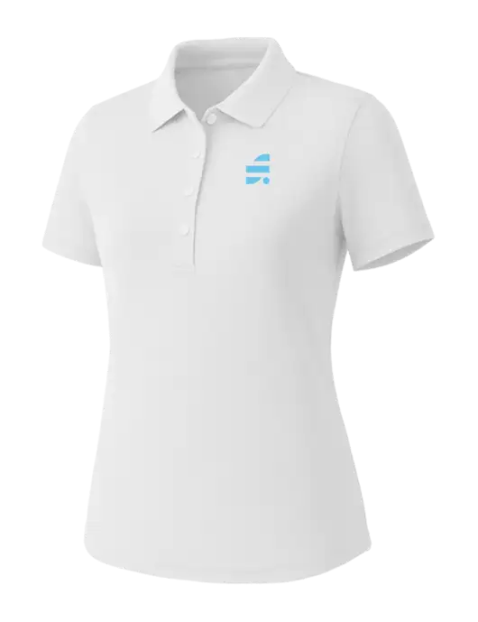 Callaway Womens Core Bright White Performance Polo w/SuretyBonds.com Icon Logo