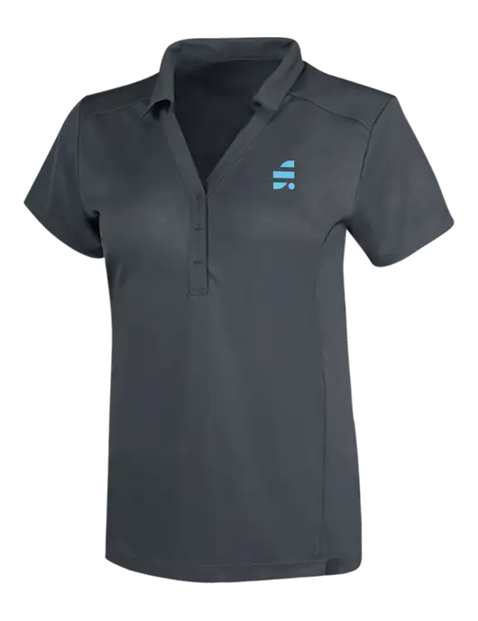 OGIO Dark Grey Womens Framework Polo w/SuretyBonds.com Icon Logo