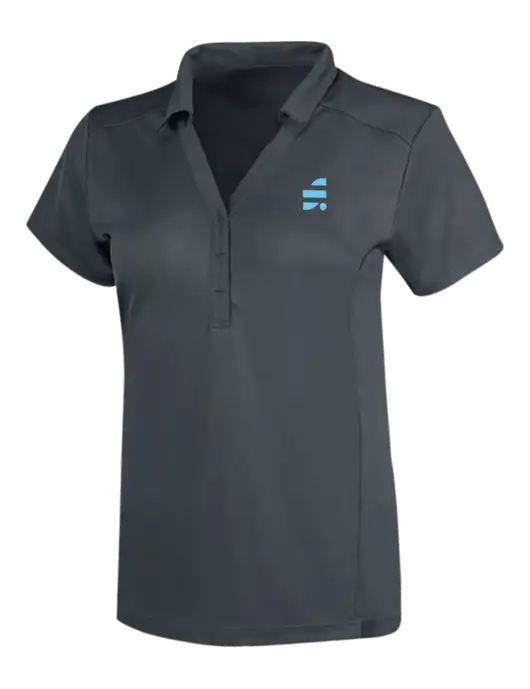 OGIO Dark Grey Womens Framework Polo w/SuretyBonds.com Icon Logo