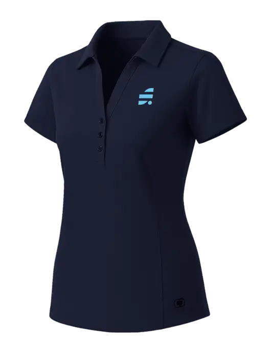 OGIO Womens Navy ONYX Polo w/SuretyBonds.com Icon Logo