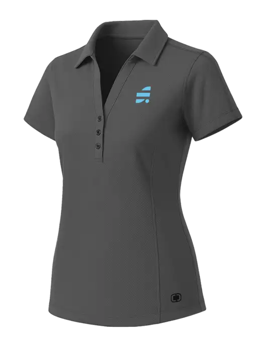 OGIO Womens Medium Grey ONYX Polo w/SuretyBonds.com Icon Logo