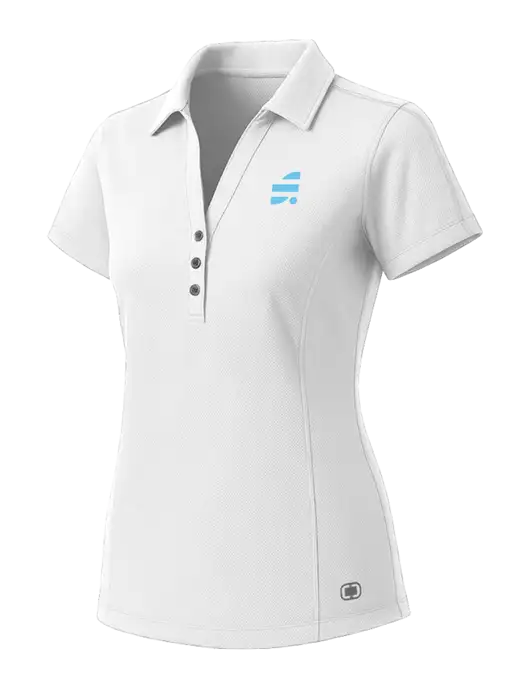 OGIO Womens White ONYX Polo w/SuretyBonds.com Icon Logo
